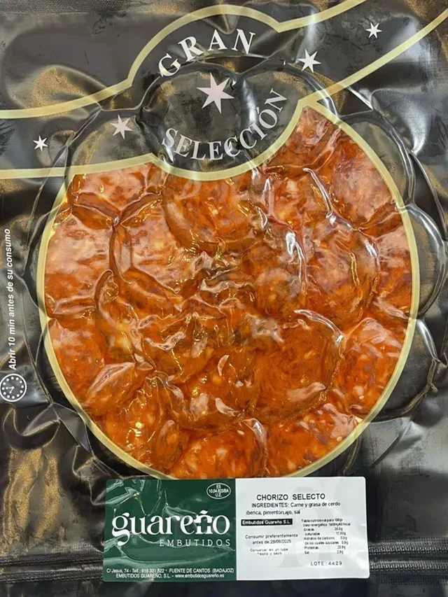 Loncheado de Chorizo Cular Selecto ibérico de bellota